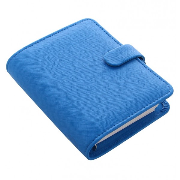 Saffiano Fluoro Pocket Organiser Blue 2020