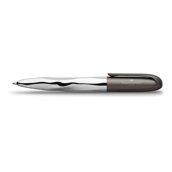 Ballpoint pen n'ice pen metallic grey 