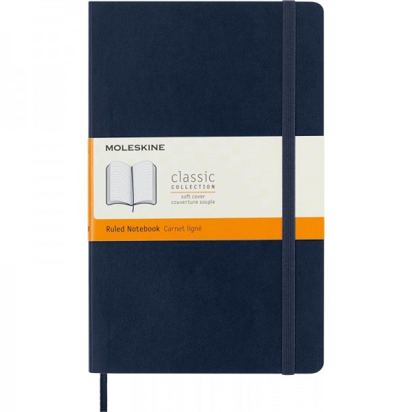 Classic Notebook Soft Cover, Sapphire Blue