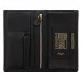 Classic Stitch Soft Travel Wallet Black