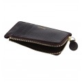 Chester Zip Card Holder Brown